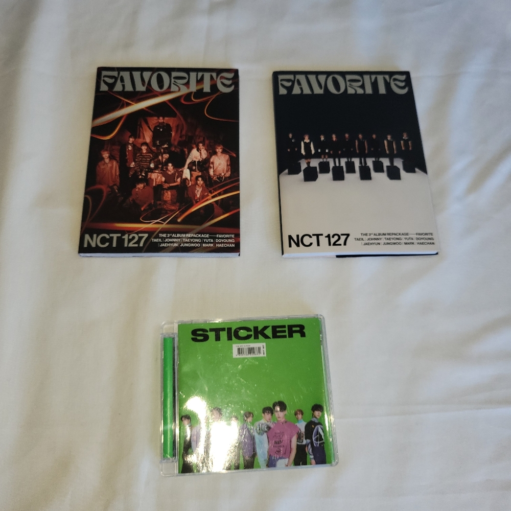 NCT 127 3rd Album Repackage Favorite Catharsis Classic Sticker Album CD